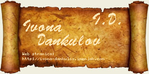 Ivona Dankulov vizit kartica